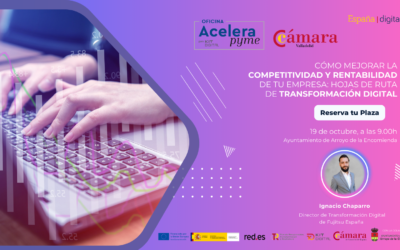 Jornada: Cómo mejorar la competitividad y rentabilidad de tu empresa: Hojas de ruta de transformación digital.
